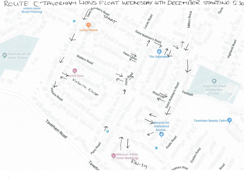 Route C 4th Dec