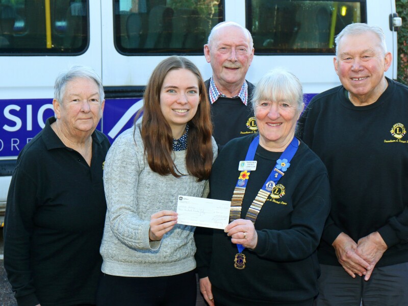 Taverham Lions Vision Norfolk donation